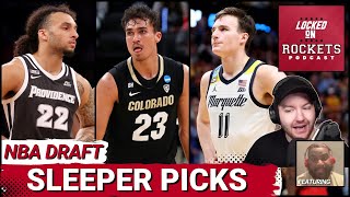 Houston Rockets 2024 NBA Draft Sleeper Picks Devin Carter Tyler Kolek amp Tristan da Silva [upl. by Lombardo]