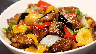 Баклажаны по  китайски в кислосладком соусе  быстро и вкусно [upl. by Violette218]