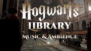 Hogwarts Library  Harry Potter Music and Ambience from Hogwarts Legacy [upl. by Harry]