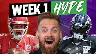 Week 1 Hype  TNF Breakdown StartsSits  Fantasy Football 2024  Ep 1626 [upl. by Jay]