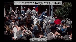 quotDixiequot from Gettysburg 1993  Brass Band Scene [upl. by Daj]