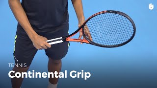 Continental Grip  Tennis [upl. by Fonz]