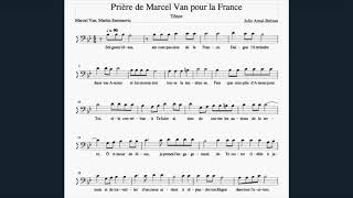 JAB  Prière de Marcel Van pour la France  Ténor mélodie [upl. by Siraved529]