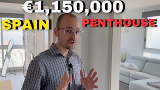 Tenerife Apartment Tour  Luxury €1150000 Tenerife Penthouse with Private Rooftop [upl. by Benedix]