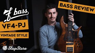 Bass Review F Bass VF4PJ Vintage Style ft DavidVause [upl. by Maegan629]