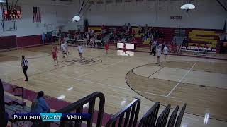 Poquoson Girls Basketball v Grafton [upl. by Alrad]