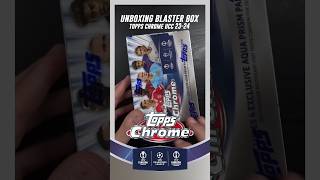 TOPPS CHROME UCC 2324 🏆Unboxing BLASTER BOX topps chrome ucc box tradingcards uefa [upl. by Anaoy]