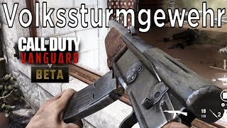 Volkssturmgewehr Volk Gameplay  Call of Duty Vanguard Beta PS5 [upl. by Merill]