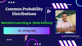 Common Probability Distributions for Machine Learning and Data Science  Discrete and Continuous [upl. by Anahgem]