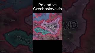 Poland vs Czechoslovakia hoi4 history hoi4mods [upl. by Uyr]