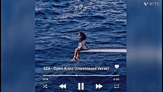 SZA  Open Arms Official Solo VersionUnreleased Verse [upl. by Akimahs381]