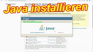 Wie installiert man Java Java installieren Anleitung [upl. by Pace]