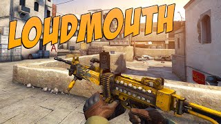 CSGO  Negev  Loudmouth Gameplay [upl. by Junette]