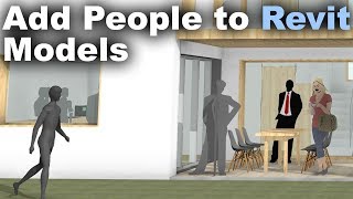 Add People to Revit Models Tutorial [upl. by Yrod]