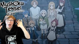 AN EMOTIONAL ROLLERCOASTER  Mushoku Tensei Jobless Reincarnation Season 2 Episode 24 Reaction [upl. by Nimajeb]