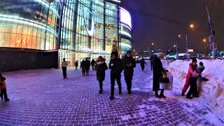 Novosibirsk  Winter Krasnyy prospekt  Russia  Новосибирск 4К [upl. by Bendite]