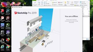 Tutorial Installasi Sketch Up Pro 2019 Full [upl. by Dammahom]