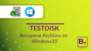 TestDisk Recuperar archivos borrados en Windows 10  Behackerpro [upl. by Labotsirc]