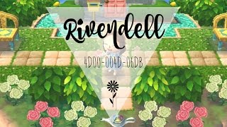 ACNL Dream Town Tour Rivendell  Updated [upl. by Mitzl799]