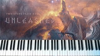 Unleashed  Two Steps From Hell  piano  with piano sheet [upl. by Carry989]