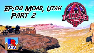 Heading West EP08 MOAB Part II Kokopelli trail solo motorcycle adventure [upl. by Saloma]