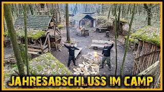 Wir lieben unser Camp  Jahresabschluss und Feelgood Content für euch ❤️  Bushcraft Camp Camping [upl. by Merta]