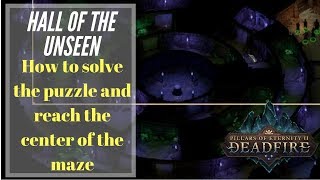 Hall of the Unseen Puzzle Solution  Pillars Of Eternity 2 Deadfire [upl. by Ahsenrad433]