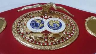 IBF World champion belt [upl. by Soisanahta477]