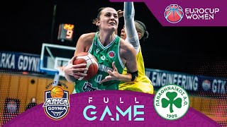 VBW Arka Gdynia v Panathinaikos AC  Full Basketball Game  EuroCup Women 202324 [upl. by Marriott183]