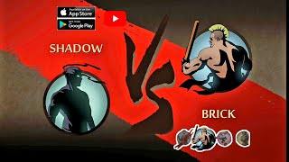 Shadow Fight 2  Shadow Vs Brick  BODYGUARD 2 [upl. by Ettelliw]