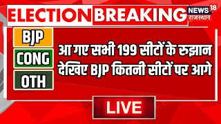 Rajasthan Election Result 2023 Live  राजस्थान में आ गए सभी 199 सीटों के रुझान । BJP । Congress [upl. by Andrien]