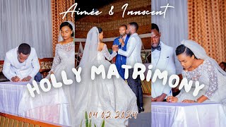 GUSEZERANA IMBERE YIMANA  04022024  Aimée amp Innocent  Official Video [upl. by Ehtnax]