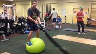 Thomas Niola Physical Work out for waterski [upl. by Esilec961]