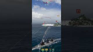 Izmail vs Scharnhorst  Outmaneuvering the Beast  World of Warships wows shorts [upl. by Nalyorf32]