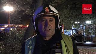 BomberosCM explican su intervención en el accidente de Navalcarnero [upl. by Mcnamara70]