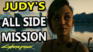 JUDYS All Side Missions  CYBERPUNK 2077 [upl. by Lurleen]