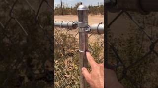 How to Install a ChainLink Fence StepbyStep Guide Including Gate Latch Installation [upl. by Pierro820]