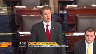 Sen Rand Paul filibusters for nearly 13 hours [upl. by Inalem]