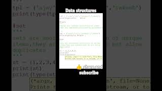 python tutorials  data strutures  short 23 python shorts ytshorts datastructures short23 [upl. by Minton]