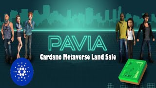 pavia land sale metaverse on cardano how to buy ada nft pavia land whitelist guide web3 v3 [upl. by Narf]