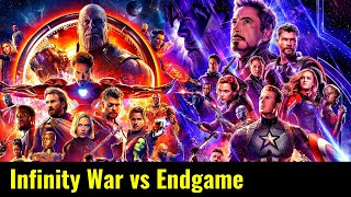 Avengers Infinity War vs Avengers Endgame Explained In HINDI  Infinity amp Endgame Comparison HINDI [upl. by Eciuqram]