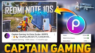 how to make thumbnail like captain gaming in picsart [upl. by Ettenej353]