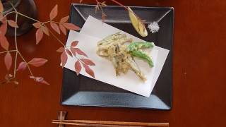 カラッと揚げる「小イワシの天ぷら」の作り方  How to make Fish Tempura [upl. by Gilberte84]