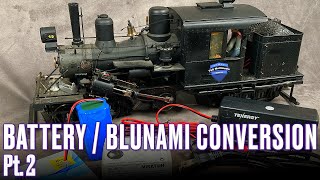 How to Battery Conversion SoundTraxx Blunami into Bachmann Garden Scale Climax Fn3 Part 2 [upl. by Eycats603]