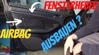 BMW E46 330i  🔧 Fensterheber reparierentauschen II Repairreplace window regulator 🔧 [upl. by Elias116]