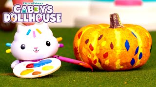 🎃 Paint Pumpkins amp Learn Colors with the Gabby Cats 🎨  GABBYS DOLLHOUSE TOY PLAY ADVENTURES [upl. by Odlaw]