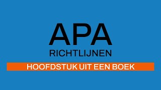 APArichtlijnen 7e editie Hoofdstuk uit een boek [upl. by Chaffin967]