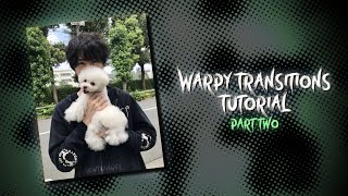 Warpy Style Transitions  Tutorial pt 2  AFTER EFFECTS [upl. by Nahtnaoj]