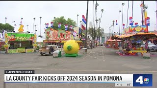 The LA County Fair kicks of 2024 season in Pomona [upl. by Crowe407]