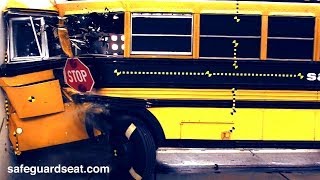 School Bus Slams Into Wall [upl. by Skipper]